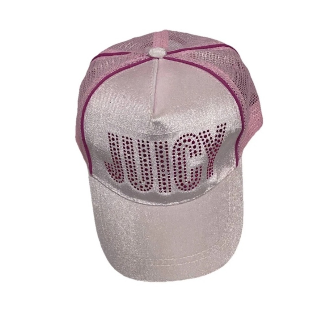 Juicy Couture Kids Mesh Pink Snap Back Hat NWT Brand New - Picture 3 of 6